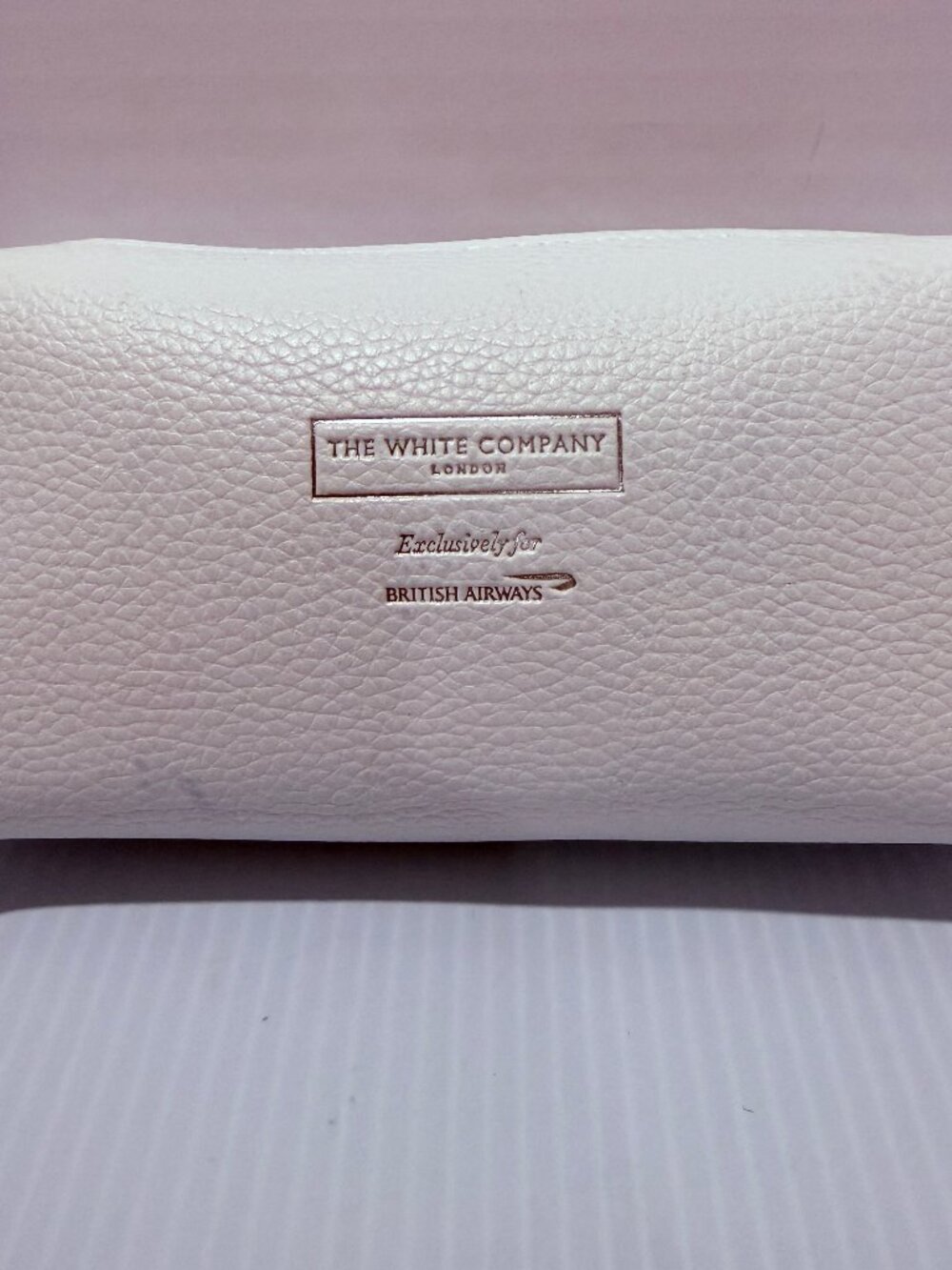 The White Company London British Airways Business Class Amenity Kit 2026
